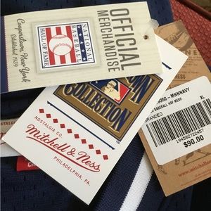 Mesh short sleeve jersey from National Baseball Hall of Fame in Cooperstown, NY